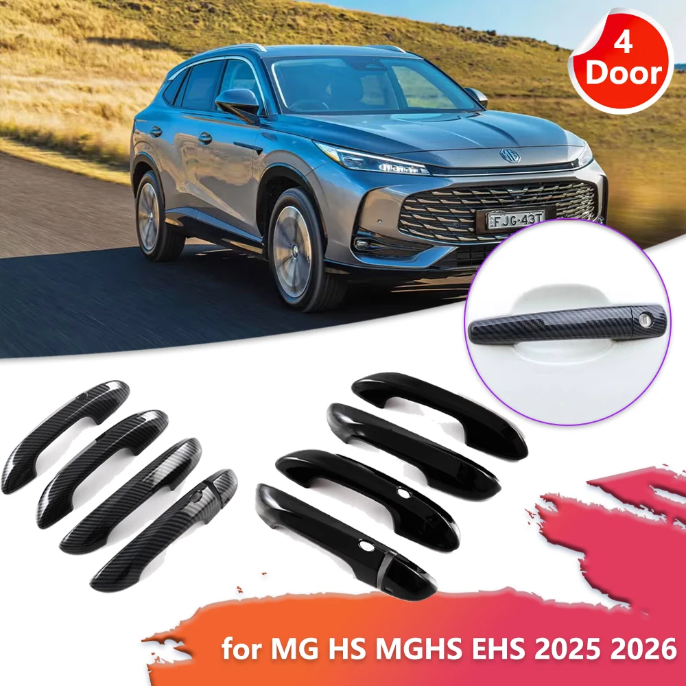 Car Door Handle Cover for MG HS MGHS EHS PHEV 2025 2026 Carbon Fiber Black Chrome Sticker Trim Scratch Part Decor Accessories
Car Door Handle Cover for MG HS MGHS EHS PHEV 2025 2026 Carbon Fiber Black Chrome Sticker Trim Scratch Part Decor Accessories