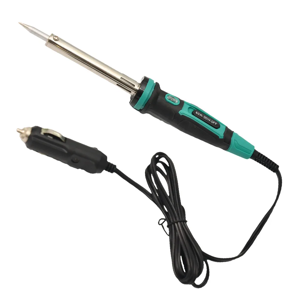 DC12V Low Voltage 30W to 60W Switchable Dual-Handle Electrical Soldering iron With Cigarette Lighter
DC12V Low Voltage 30W to 60W Switchable Dual-Handle Electrical Soldering iron With Cigarette Lighter