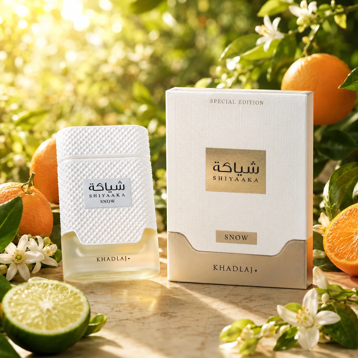 Shiyaaka Snow by Khadlaj Eau De Parfum For Men & Women Super Rich - 100 ML NEW Long-Lasting Perfume Women Fragrance For Daily Use
Shiyaaka Snow by Khadlaj Eau De Parfum For Men & Women Super Rich - 100 ML NEW Long-Lasting Perfume Women Fragrance For Daily Use