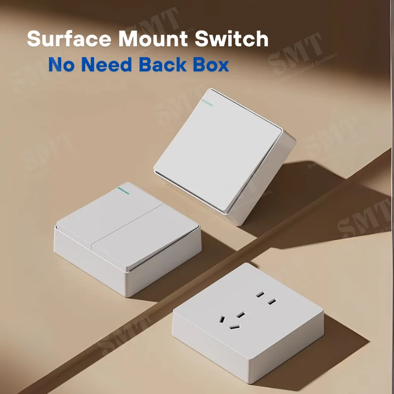 Выключатель для поверхностного монтажа 1/2/3/4/панельный настенный прерыватель, белая рамка для ПК, панель выключателя света, контроллер настенного выключателя 
Выключатель для поверхностного монтажа 1/2/3/4/панельный настенный прерыватель, белая рамка для ПК, панель выключателя света, контроллер настенного выключателя