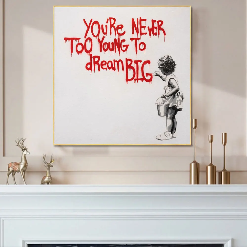 You Are Never Too Young To Dream Big Pop Art Wall Art Posters And Prints On Canvas Painting For Living Room Decor Christmas Gift
You Are Never Too Young To Dream Big Pop Art Wall Art Posters And Prints On Canvas Painting For Living Room Decor Christmas Gift