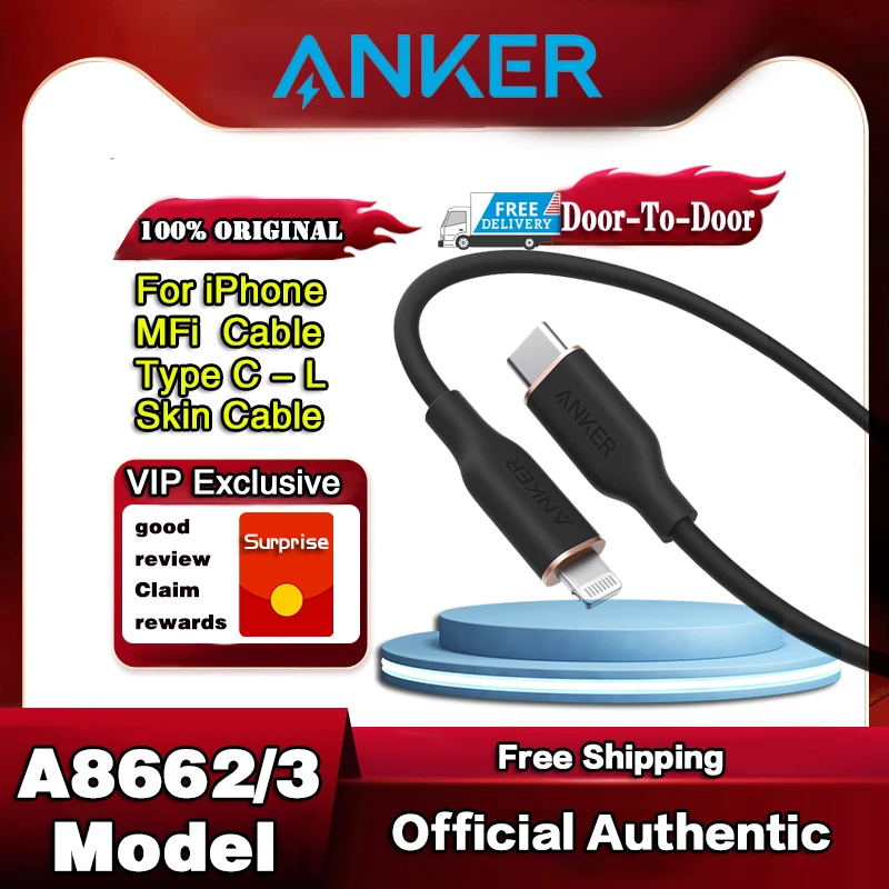 Anker for Apple 14 Mfi data cable PD fast charging 13ProMax charging cable 12 skin-friendly Mfi certified cable
Anker for Apple 14 Mfi data cable PD fast charging 13ProMax charging cable 12 skin-friendly Mfi certified cable