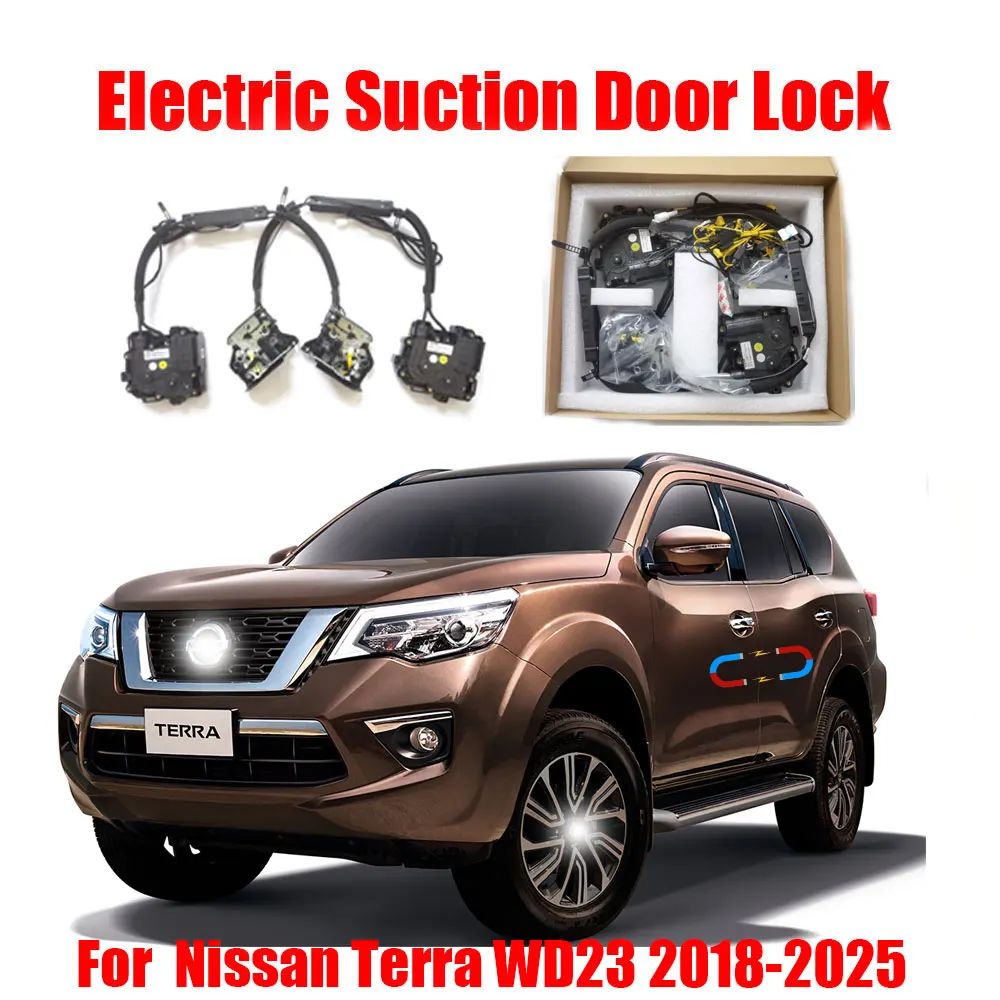 For Nissan Terra/Nissan X-Terra WD23 2018-2025 Car Electric Suction Door Power-assisted Closing Door Soft-close Function
For Nissan Terra/Nissan X-Terra WD23 2018-2025 Car Electric Suction Door Power-assisted Closing Door Soft-close Function
