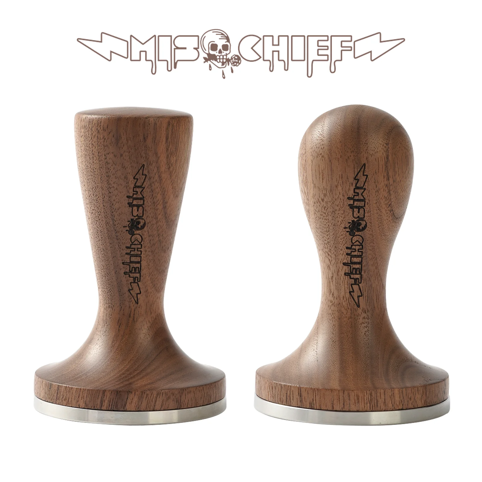 Mischief 58.5mm Espresso Tamper with Wooden Handle, Coffee Tampers for Barista, Cafe
Mischief 58.5mm Espresso Tamper with Wooden Handle, Coffee Tampers for Barista, Cafe