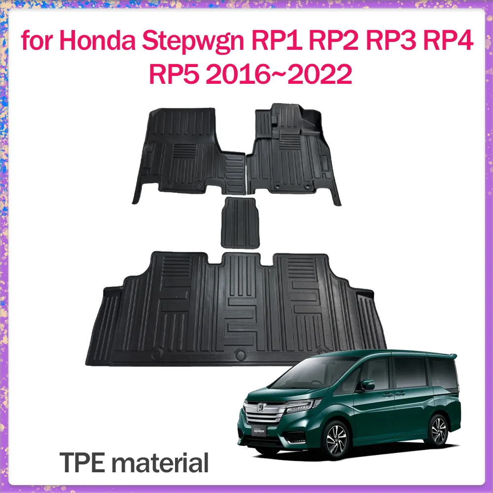 Автомобильный напольный коврик для Honda Stepwgn RP1/RP2/RP3/RP4/RP5 2016 ~ 2022, 2017 2018 2019 2020 2021 внутренняя подкладка из ТПЭ, водонепроницаемый коврик, ковер, пользовательские аксессуары
Автомобильный напольный коврик для Honda Stepwgn RP1/RP2/RP3/RP4/RP5 2016 ~ 2022, 2017 2018 2019 2020 2021 внутренняя подкладка из ТПЭ, водонепроницаемый коврик, ковер, пользовательские аксессуары