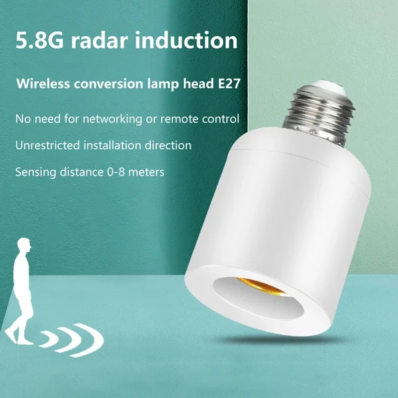 E27 Sound Sensor Light Bulb Holder 220V Stair Smart Auto On/Off Light Voice Control Ceiling Lamp Socket with Echo Sound Sensor
E27 Sound Sensor Light Bulb Holder 220V Stair Smart Auto On/Off Light Voice Control Ceiling Lamp Socket with Echo Sound Sensor