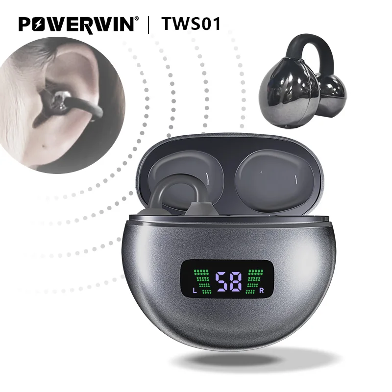 POWERWIN TWS01 Wireless Earbuds Bluetooth 5.4 with Charging Case Display 30Hrs Battery Life for iPhone And Android
POWERWIN TWS01 Wireless Earbuds Bluetooth 5.4 with Charging Case Display 30Hrs Battery Life for iPhone And Android