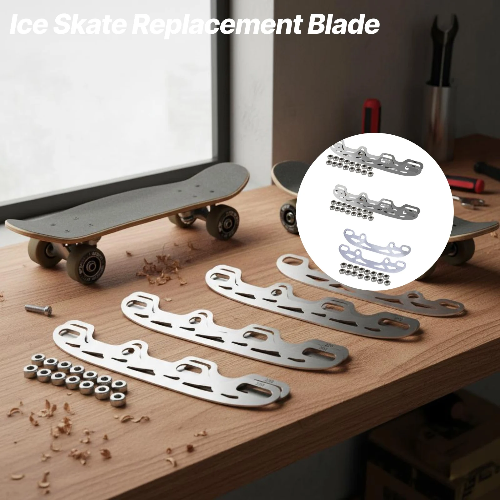 2x Skating for Roller Skating Stainless Steel Versatile Sturdy Replaceable Accessories for Ice Hockey
2x Skating for Roller Skating Stainless Steel Versatile Sturdy Replaceable Accessories for Ice Hockey