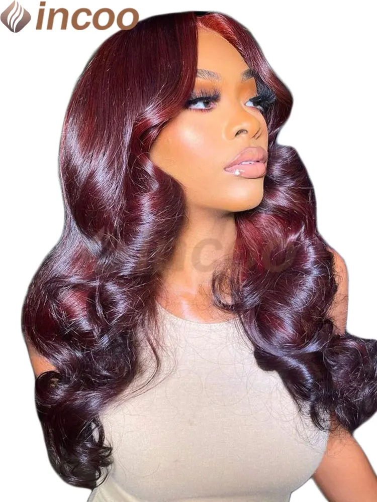 Dark Burgundy Red Colored 13X6 Lace Front Wigs Body Wave 13X4 Hd Lace Frontal Wig Brazilian Lace Front Human Hair Wigs For Women
Dark Burgundy Red Colored 13X6 Lace Front Wigs Body Wave 13X4 Hd Lace Frontal Wig Brazilian Lace Front Human Hair Wigs For Women
