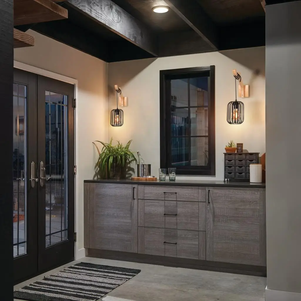 Retro Industrial Wall Lamp Shade Nordic Metal Cage Ceiling Lighting Fixtures Loft Kitchen Vintage Adjustable Wall Lamp E27
Retro Industrial Wall Lamp Shade Nordic Metal Cage Ceiling Lighting Fixtures Loft Kitchen Vintage Adjustable Wall Lamp E27