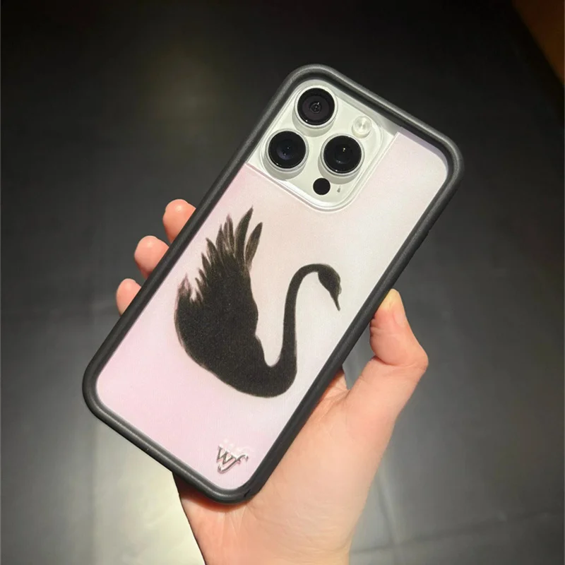 Wildflower Black Swan Phone Case for iPhone 13 12 14 15 16 Pro Max 15pro 16pro 16 Plus WF 3D Fashion Rosie flowers Bottom Cover
Wildflower Black Swan Phone Case for iPhone 13 12 14 15 16 Pro Max 15pro 16pro 16 Plus WF 3D Fashion Rosie flowers Bottom Cover
