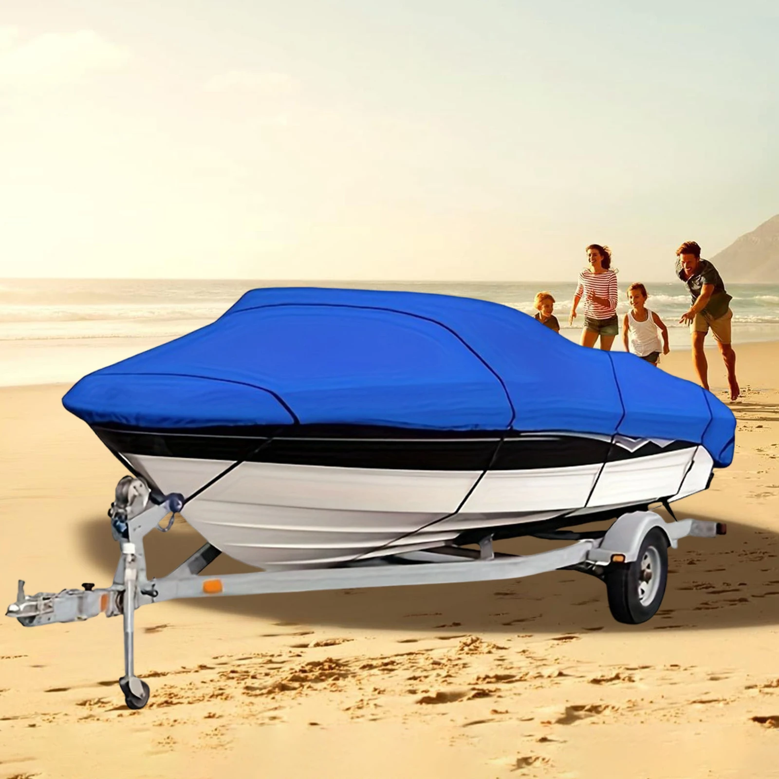 Heavy Duty 210D Oxford Marine Grade Boat Cover All-Weather Waterproof Sun UV Proof Protection for Outdoor Trailerable Cover
Heavy Duty 210D Oxford Marine Grade Boat Cover All-Weather Waterproof Sun UV Proof Protection for Outdoor Trailerable Cover