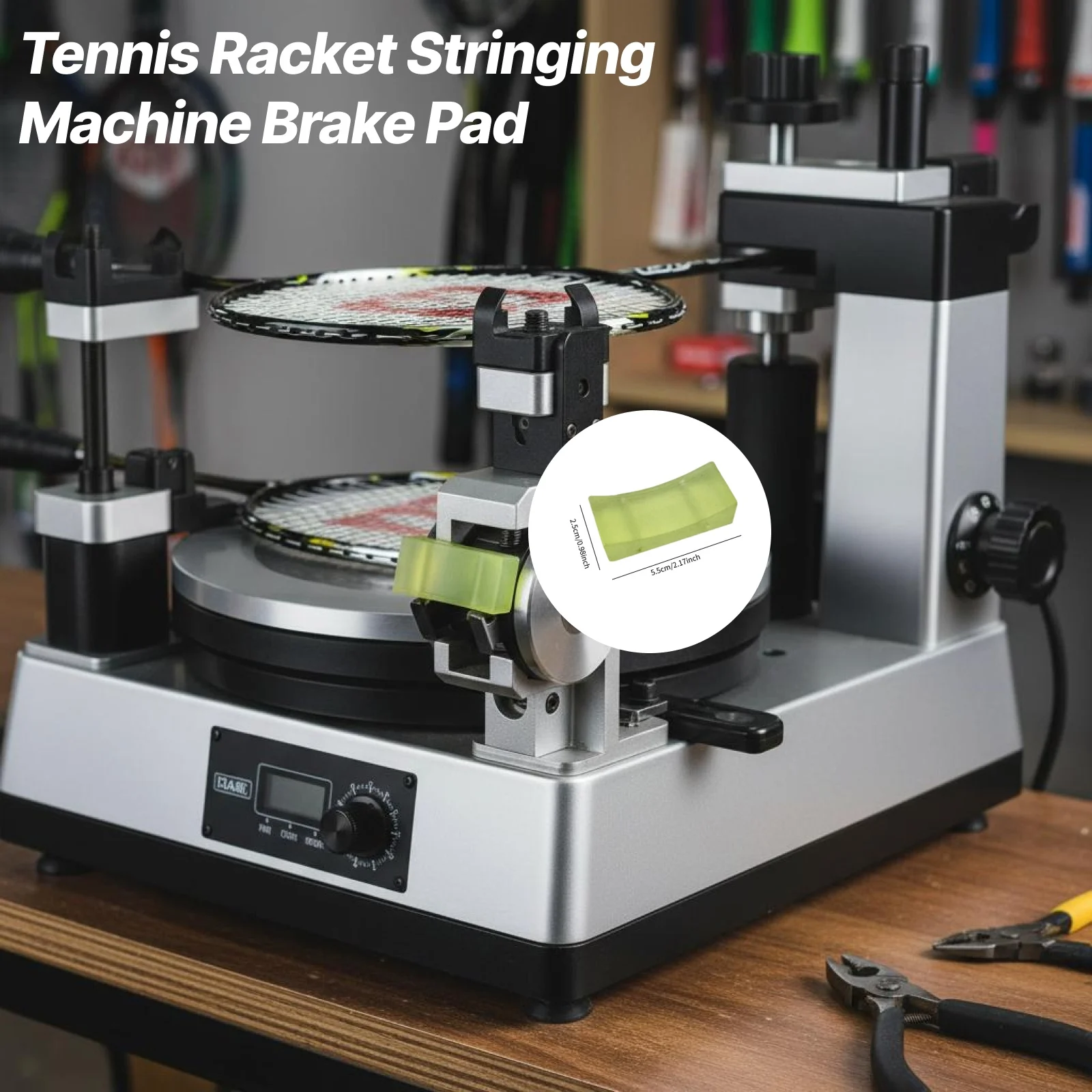 High Quality Polyurethane Stringing Machine Brake Pad Easy Replacement Accessory for Tennis and Badminton Rackets