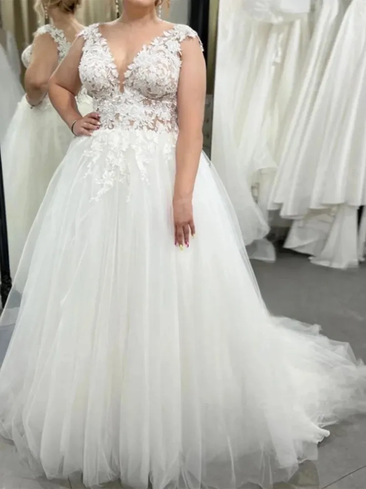 Свадебные платья трапециевидной формы в стиле бохо, кружевные аппликации, платья невесты, сексуальные платья с v-образным вырезом, без рукавов, по индивидуальному заказу, с открытой спиной, Vestidos De Novia
Свадебные платья трапециевидной формы в стиле бохо, кружевные аппликации, платья невесты, сексуальные платья с v-образным вырезом, без рукавов, по индивидуальному заказу, с открытой спиной, Vestidos De Novia