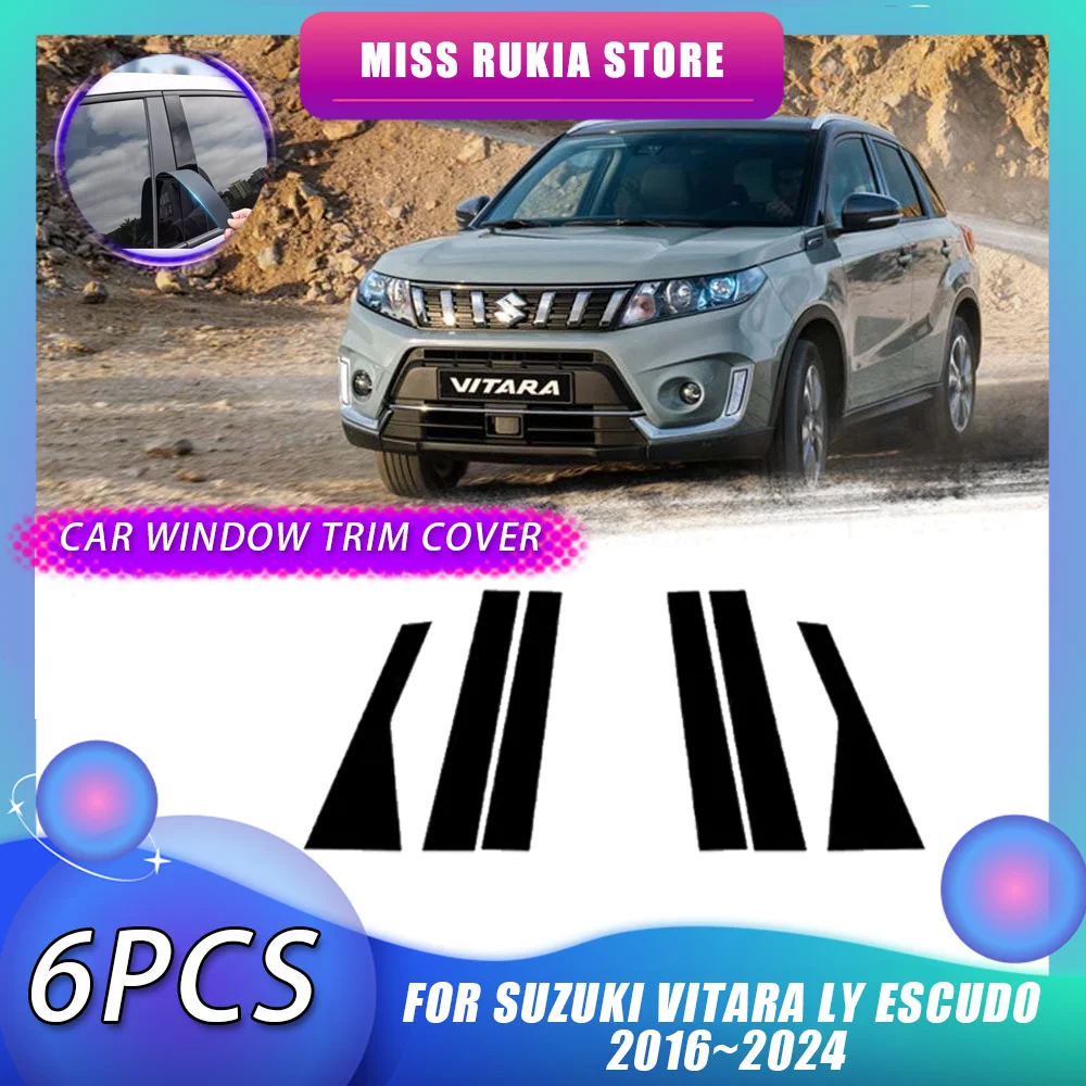 Накладка на окно автомобиля для Suzuki Vitara LY скускудо 2016 ~ 2024, 2017 2018 2019 2020 2021 2022 2023 черное углеродное волокно, серебряная наклейка, столбы, дверные наклейки, аксессуары
Накладка на окно автомобиля для Suzuki Vitara LY скускудо 2016 ~ 2024, 2017 2018 2019 2020 2021 2022 2023 черное углеродное волокно, серебряная наклейка, столбы, дверные наклейки, аксессуары