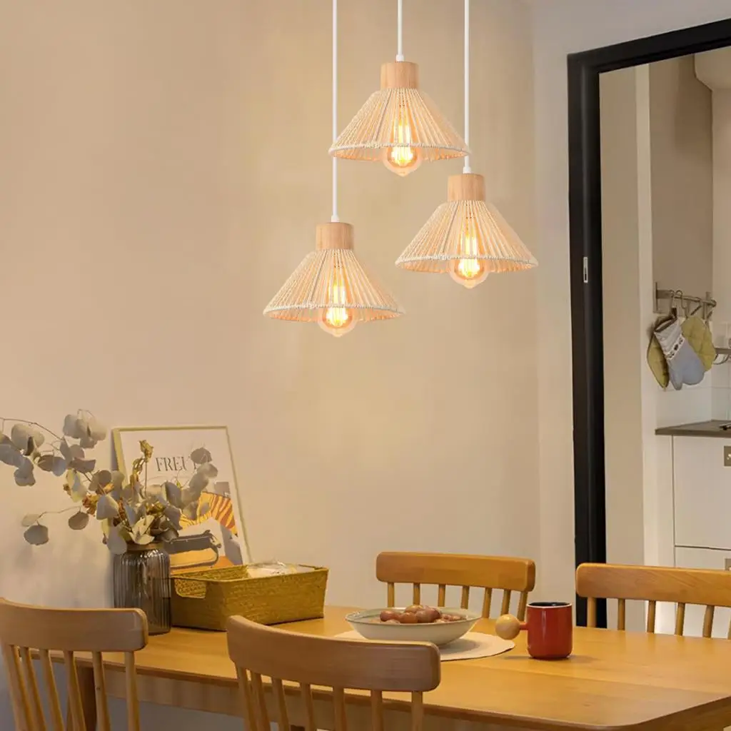 Mixed Wove Pendant Lamp Restaurant Jute Rope Light Hanging Foyer Bedroom Rustic Fabric Lamp Minimalist Farmhouse Light
Mixed Wove Pendant Lamp Restaurant Jute Rope Light Hanging Foyer Bedroom Rustic Fabric Lamp Minimalist Farmhouse Light