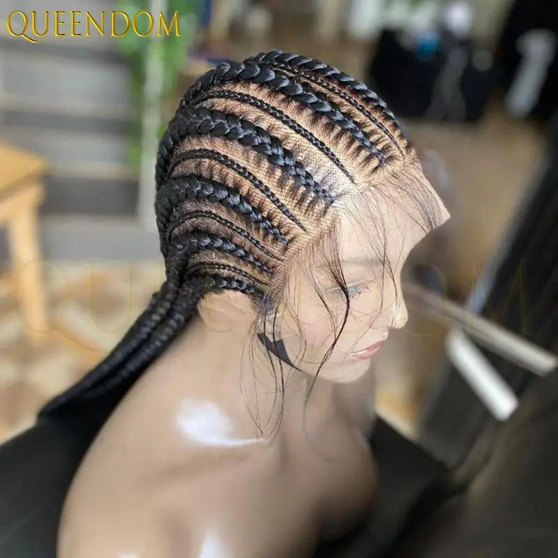 36" Synthetic Full Lace Wig Knotless Box Braid Faux Locs Wig for Black Women African Braided Wigs Lace Front Cornrow Braids Wig
36" Synthetic Full Lace Wig Knotless Box Braid Faux Locs Wig for Black Women African Braided Wigs Lace Front Cornrow Braids Wig