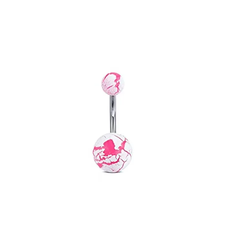 3PCS Pink Belly Ring Set 14G 316L Surgical Steel Navel Ring Belly Button Piercing Body Jewelry for Women
3PCS Pink Belly Ring Set 14G 316L Surgical Steel Navel Ring Belly Button Piercing Body Jewelry for Women