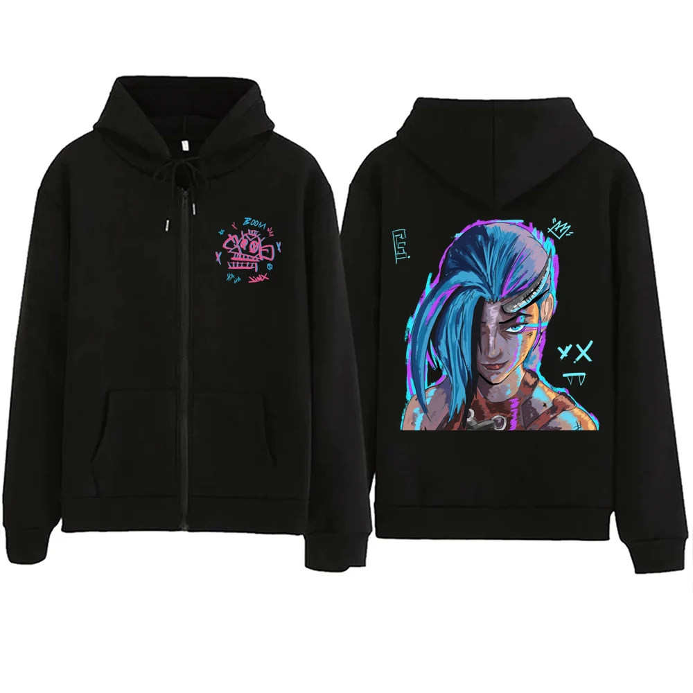 Anime Arcane-Jinx VI Zipper Hoodie Harajuku Fashion Game Lover Sweatshirt Unisex
Anime Arcane-Jinx VI Zipper Hoodie Harajuku Fashion Game Lover Sweatshirt Unisex