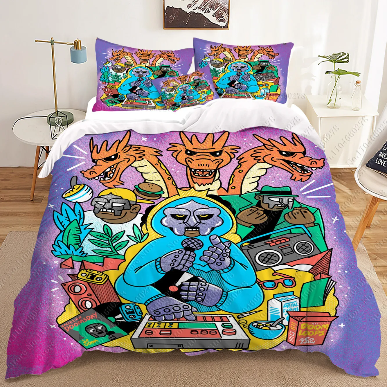 Fashion Singer Rapper MF DOOM 3D Print Bedding Sets print duvet cover Adults_ children bed comforter birthday gift dropshipping
Fashion Singer Rapper MF DOOM 3D Print Bedding Sets print duvet cover Adults_ children bed comforter birthday gift dropshipping