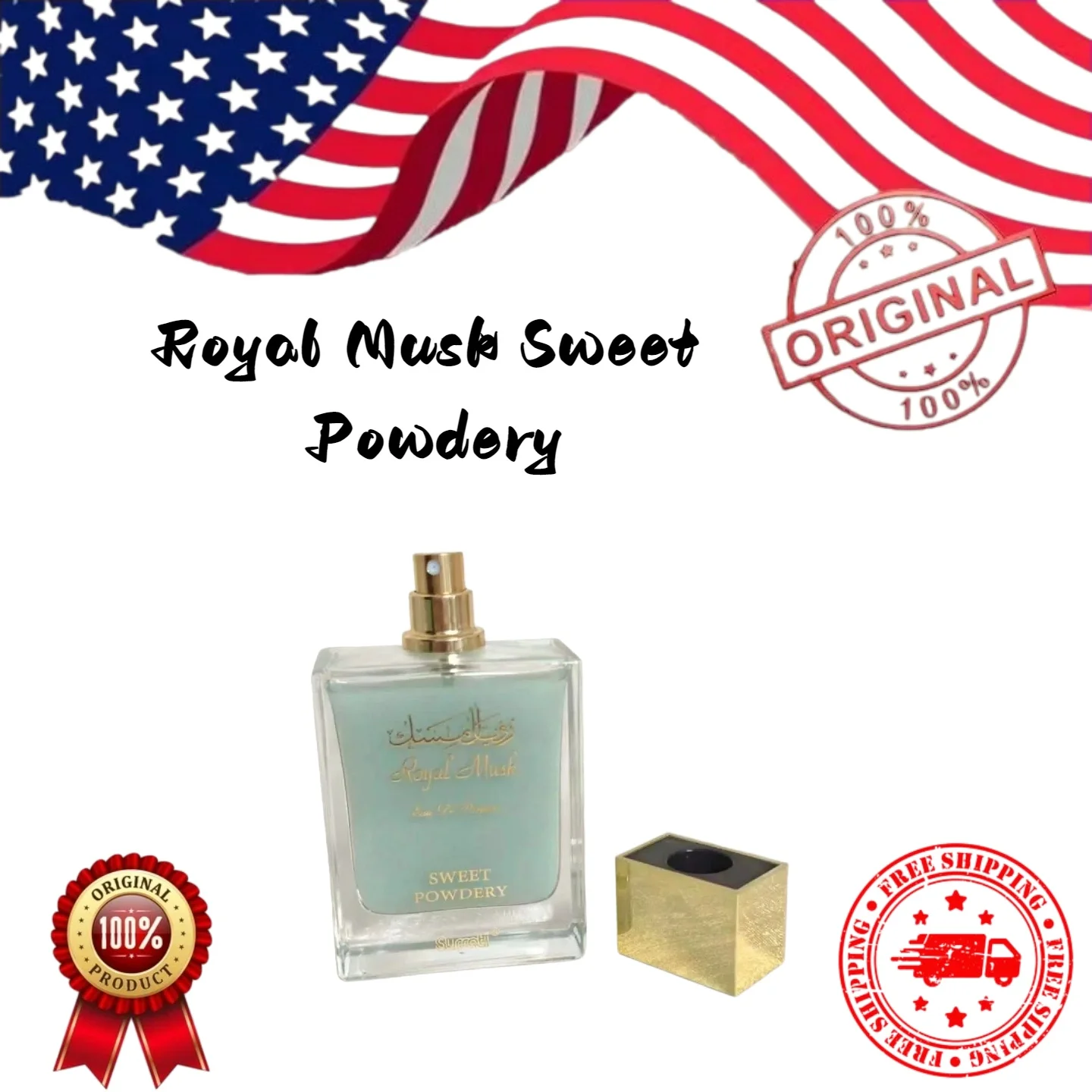Royal Musk Sweet Powdery by Surrati 100 ml Spray -Free Express Shipping SEALED Luxury perfume a birthday or Valentine's Day gift
Royal Musk Sweet Powdery by Surrati 100 ml Spray -Free Express Shipping SEALED Luxury perfume a birthday or Valentine's Day gift
