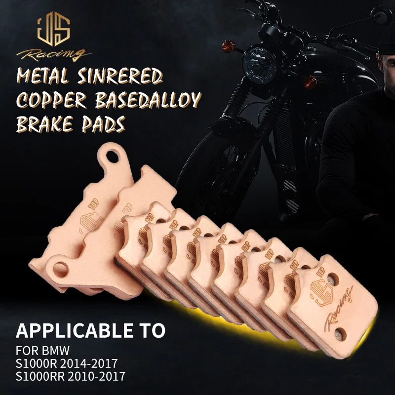 JSRAOIMG GG Metal Sintered Copper Front & Rear Brake Pads For BMW S1000R S1000RR S1000 R RR 2010-2017 Motorcycle Spare Parts
JSRAOIMG GG Metal Sintered Copper Front & Rear Brake Pads For BMW S1000R S1000RR S1000 R RR 2010-2017 Motorcycle Spare Parts