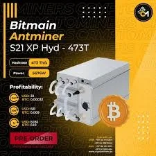 A Wholesales Price S21 Xp Hyd 473Th/S Bitcoin Mining With Hydro Cooling System for Crypto Mining Rig
A Wholesales Price S21 Xp Hyd 473Th/S Bitcoin Mining With Hydro Cooling System for Crypto Mining Rig