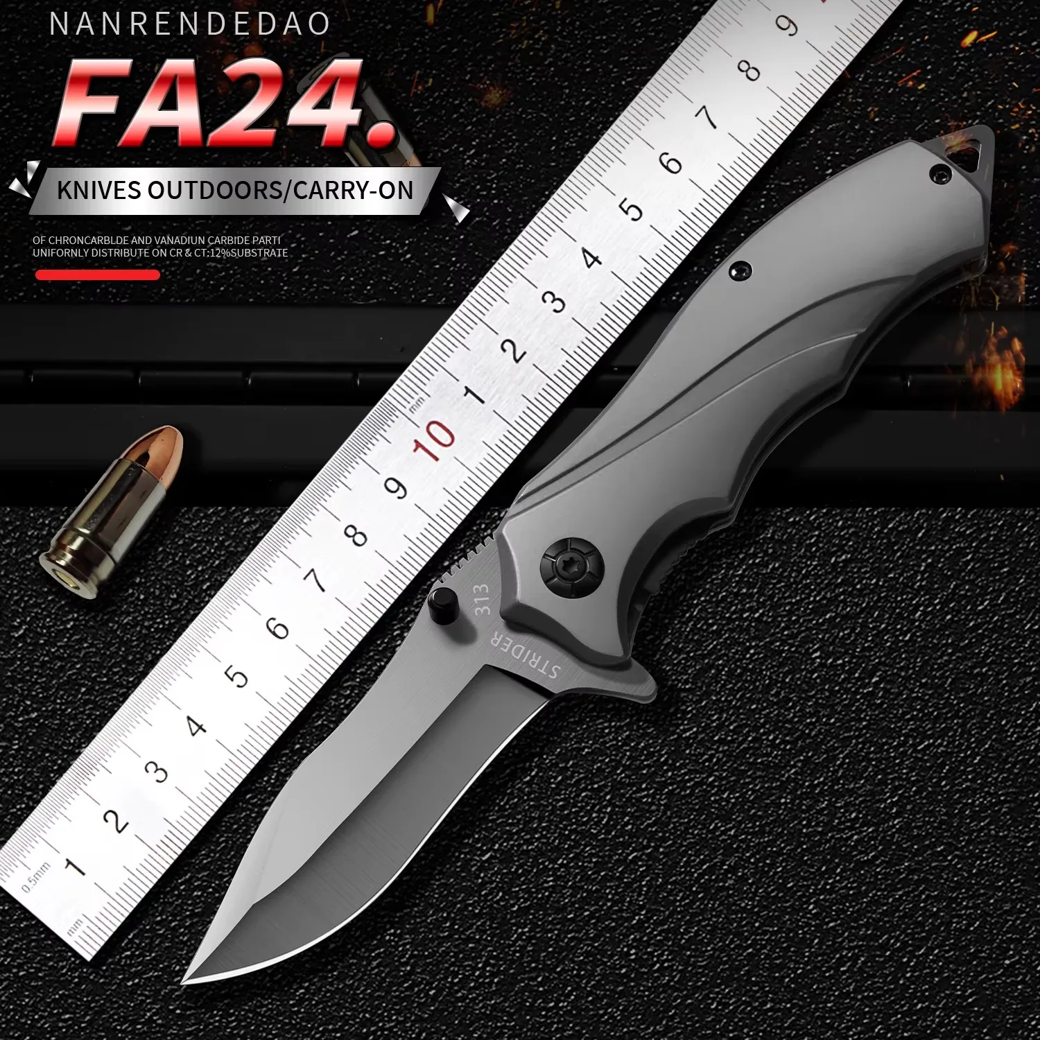 Тактический складной нож - EDC Razor Sharp Survival с карманным зажимом, компактный складной нож для кемпинга, пеших прогулок и приключений в дикой природе
Тактический складной нож - EDC Razor Sharp Survival с карманным зажимом, компактный складной нож для кемпинга, пеших прогулок и приключений в дикой природе