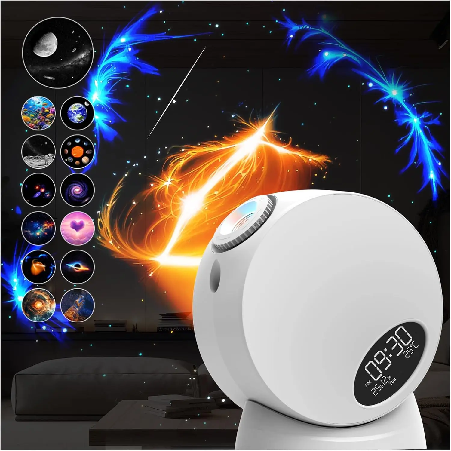 Galaxy Projector Night Light 13 in 1 Planetarium Star Projector with Solar System Constellation Moon for Kids Adults Bedroom
Galaxy Projector Night Light 13 in 1 Planetarium Star Projector with Solar System Constellation Moon for Kids Adults Bedroom
