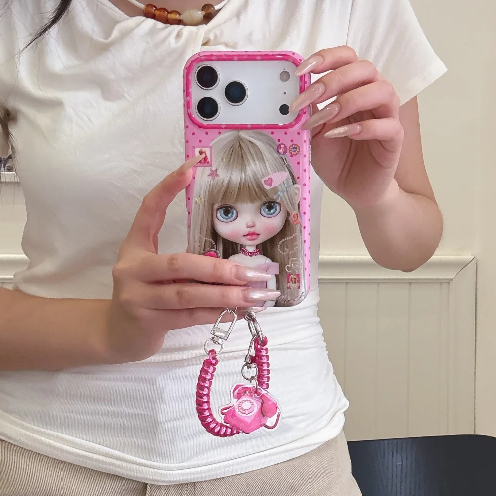 New Y2K Pink Polka Dot Cartoon Girl Doll Phone Case for iPhone 17Pro 16 Max 15 16 17 Pro Max 15Pro with Retro Phone Spring Charm
New Y2K Pink Polka Dot Cartoon Girl Doll Phone Case for iPhone 17Pro 16 Max 15 16 17 Pro Max 15Pro with Retro Phone Spring Charm