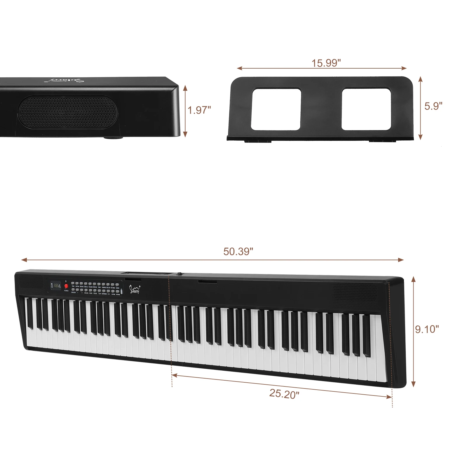 Do not sale on Amazon】 GPP-106 88 Key Folding Piano Semi-Weighted Standard Keyboards Digital Piano with MIDI Bluetooth, Handbag
Do not sale on Amazon】 GPP-106 88 Key Folding Piano Semi-Weighted Standard Keyboards Digital Piano with MIDI Bluetooth, Handbag