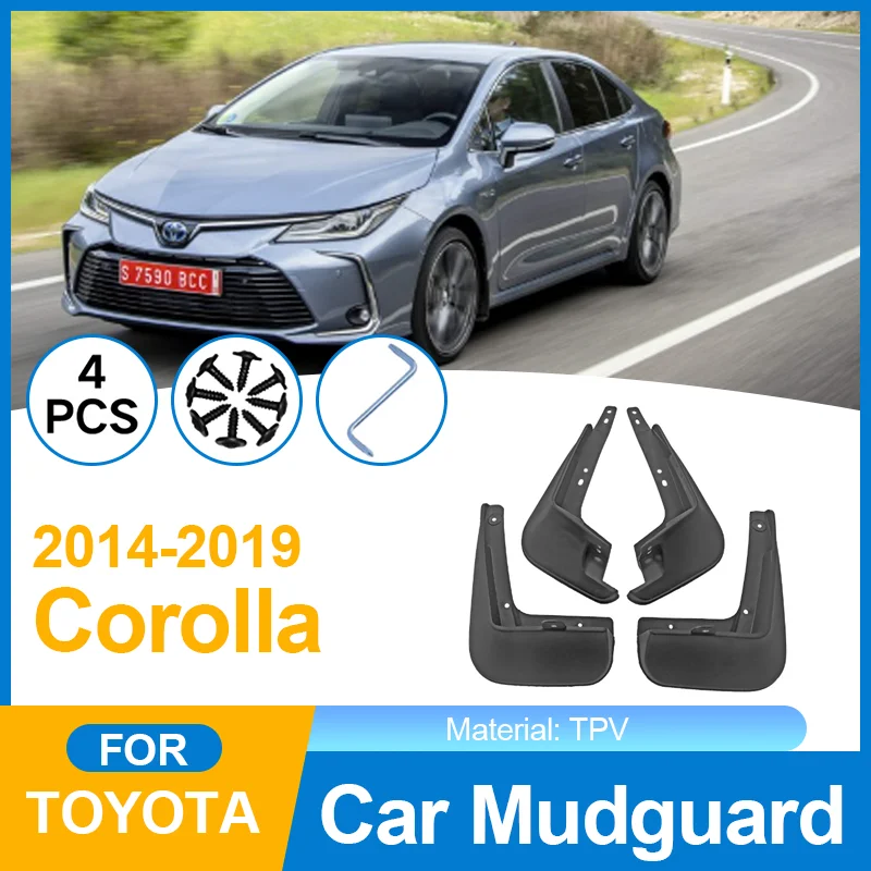 Car Mudflaps Front Rear Mudguards Splash Guards Mud Flap Accessories 4 Pcs for Toyota Corolla E170 E180 2014~2019 2016 2017 2018
Car Mudflaps Front Rear Mudguards Splash Guards Mud Flap Accessories 4 Pcs for Toyota Corolla E170 E180 2014~2019 2016 2017 2018