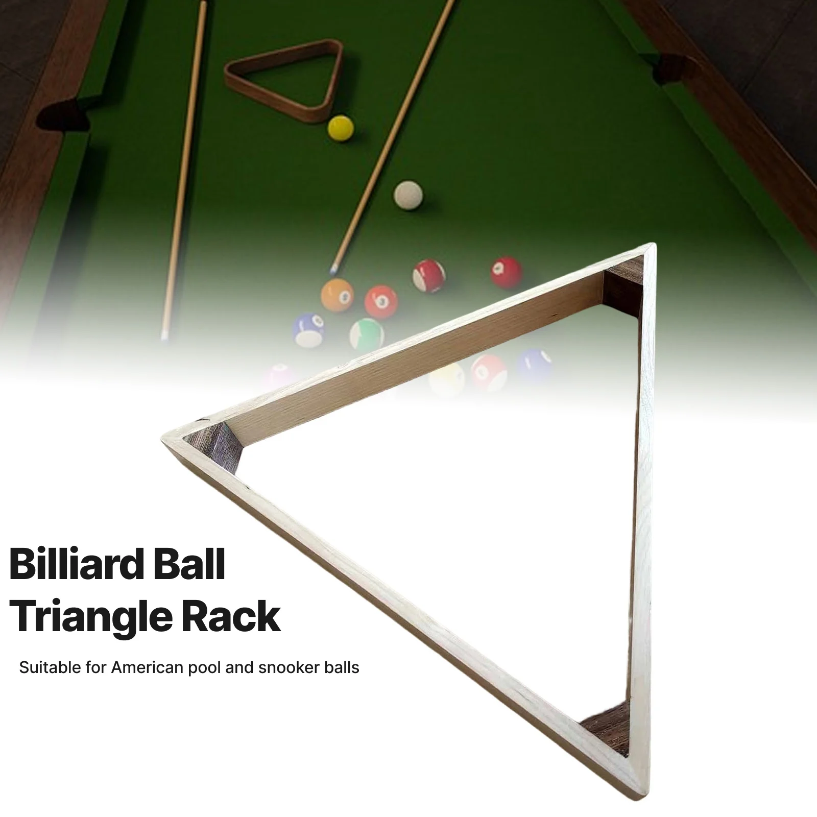 Billiard Ball Triangle Rack Pool Table Ball Holder Positioning Rack Sports Snooker Accessories Ball Holder Tool
Billiard Ball Triangle Rack Pool Table Ball Holder Positioning Rack Sports Snooker Accessories Ball Holder Tool