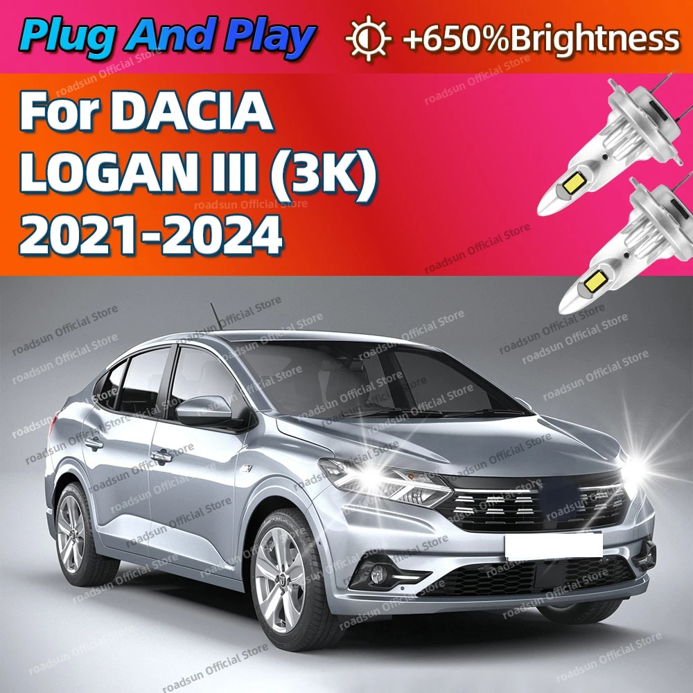 2/4Pcs High Power Headlight CSP Chips LED Lights Bulbs 160W Plug and Play For DACIA LOGAN III 3K 2021 2022 2023 2024
2/4Pcs High Power Headlight CSP Chips LED Lights Bulbs 160W Plug and Play For DACIA LOGAN III 3K 2021 2022 2023 2024