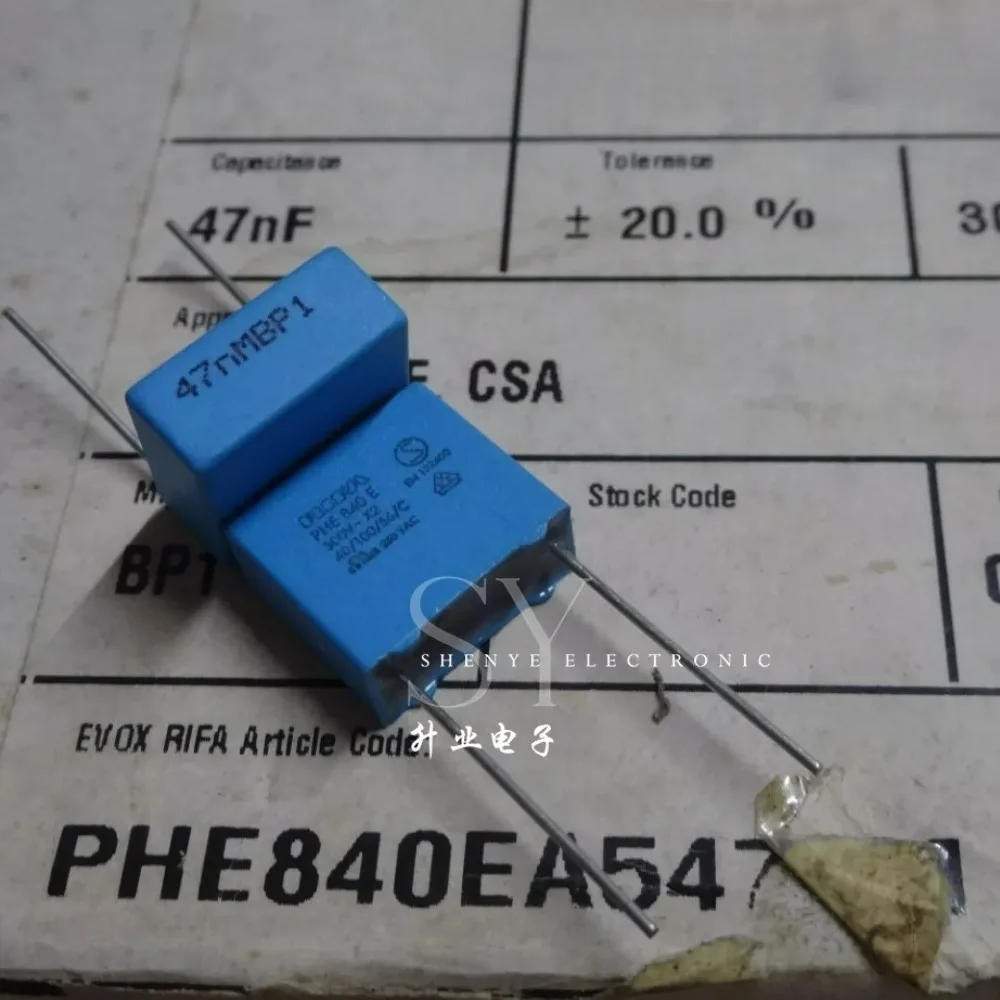 10pcs/lot RIFA PHE840 0.047uf 300vAC 47NF 473 M Brand New 10mm Film Capacitor PHE840EA5470M
10pcs/lot RIFA PHE840 0.047uf 300vAC 47NF 473 M Brand New 10mm Film Capacitor PHE840EA5470M