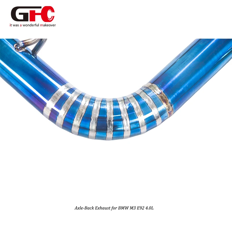 GFC Performance Titanium Axleback Exhaust for BMW M3 E92 4.0L V8 Dual Mufflers Dual Valves Quad Tips
GFC Performance Titanium Axleback Exhaust for BMW M3 E92 4.0L V8 Dual Mufflers Dual Valves Quad Tips
