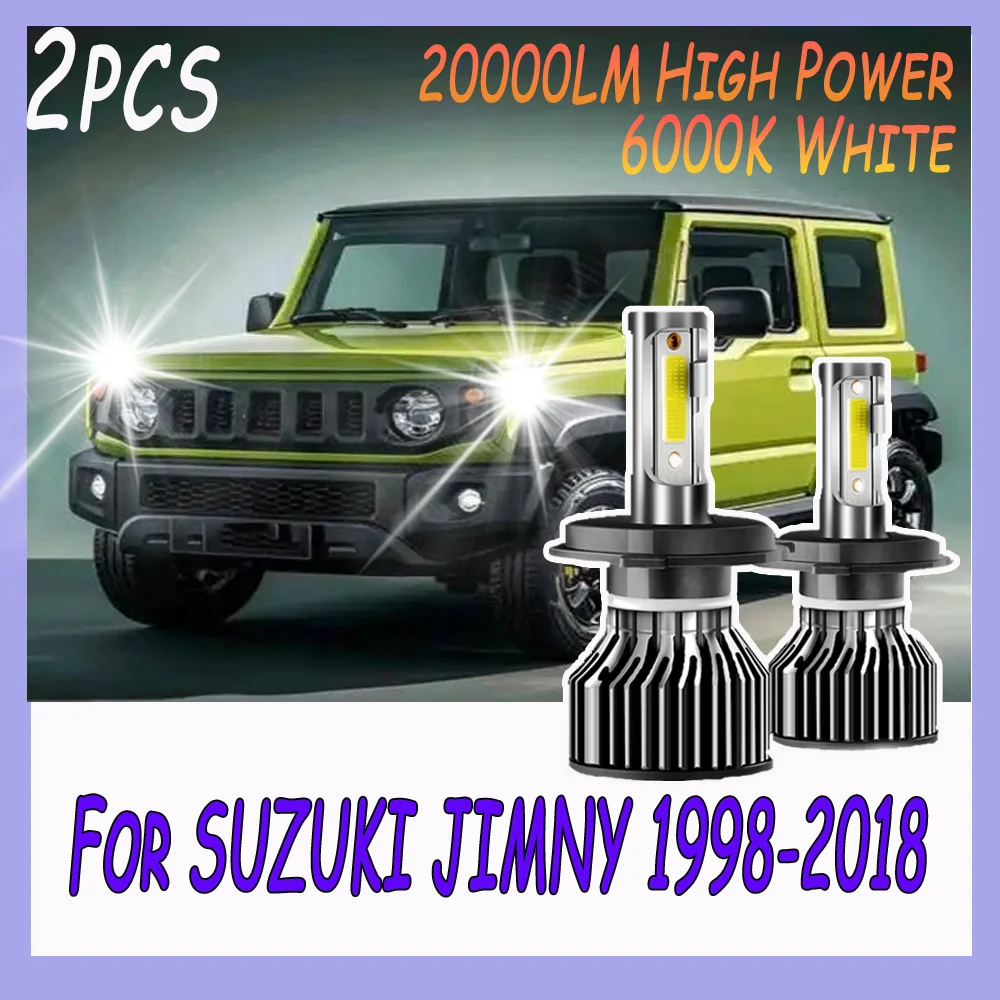 2PCS 120W Canbus LED Headlight Bulbs 20000LM CSP Chips Auto Lamps 12V 6000K Car Headlamps For SUZUKI JIMNY 1998-2018 1999 2000
2PCS 120W Canbus LED Headlight Bulbs 20000LM CSP Chips Auto Lamps 12V 6000K Car Headlamps For SUZUKI JIMNY 1998-2018 1999 2000