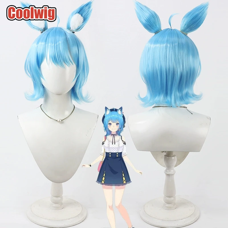 Coolwig Synthetic Hair Souya Ichika Cosplay Wigs With Ears Virtual YouTuber Souya Ichika 30cm Light Blue Wig Heat Resistant
Coolwig Synthetic Hair Souya Ichika Cosplay Wigs With Ears Virtual YouTuber Souya Ichika 30cm Light Blue Wig Heat Resistant