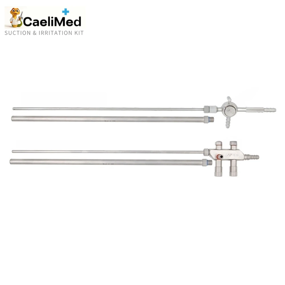 Laparoscopic Suction Irrigation Set Spring Type 5mm 10mm 330mm Endoscopy Surgery Instrument for Training and Practice
Laparoscopic Suction Irrigation Set Spring Type 5mm 10mm 330mm Endoscopy Surgery Instrument for Training and Practice