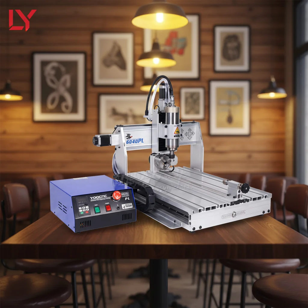 YOOCNC 1.5/2.2K Woodworking Router 3/4Axis 6040PL CNC Router Engraver USB Drilling Milling Machine for Engraving
YOOCNC 1.5/2.2K Woodworking Router 3/4Axis 6040PL CNC Router Engraver USB Drilling Milling Machine for Engraving