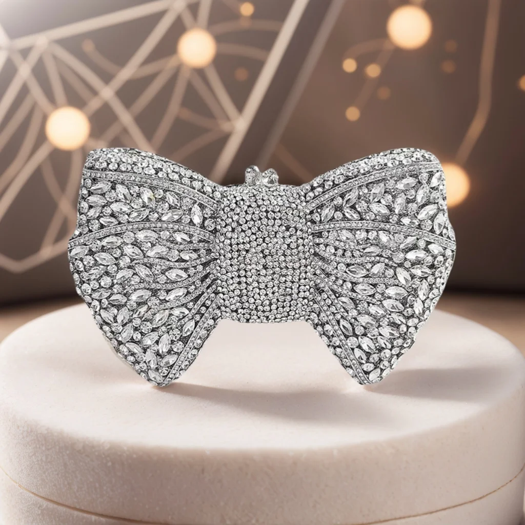 Роскошная женская вечерняя сумка со стразами и бантом, блестящий клатч с кристаллами, свадебная сумочка для банкета, свиданий
Роскошная женская вечерняя сумка со стразами и бантом, блестящий клатч с кристаллами, свадебная сумочка для банкета, свиданий