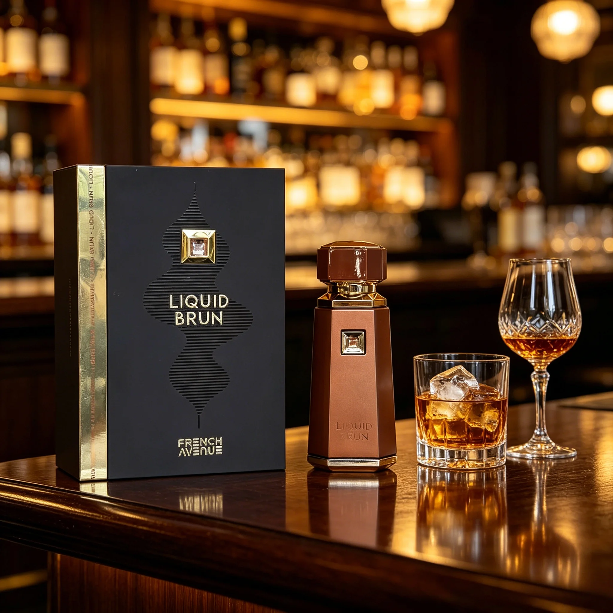 French Avenue Liquid Brun Unisex Eau de Parfum Warm Rich Woody Tobacco Amber Scent Matte Copper Multi-Faceted Bottle Gold Trim Cap Long Lasting Vintage Gentleman Neutral Fragrance Premium Holiday Gift for Men and Women
French Avenue Liquid Brun Unisex Eau de Parfum Warm Rich Woody Tobacco Amber Scent Matte Copper Multi-Faceted Bottle Gold Trim Cap Long Lasting Vintage Gentleman Neutral Fragrance Premium Holiday Gift for Men and Women