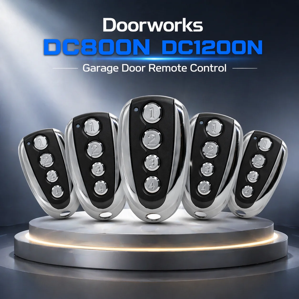 5pcs 2026 New Doorworks DC800N DC1200N Clone Remote Garage Door Opener Handheld Transmitter
5pcs 2026 New Doorworks DC800N DC1200N Clone Remote Garage Door Opener Handheld Transmitter