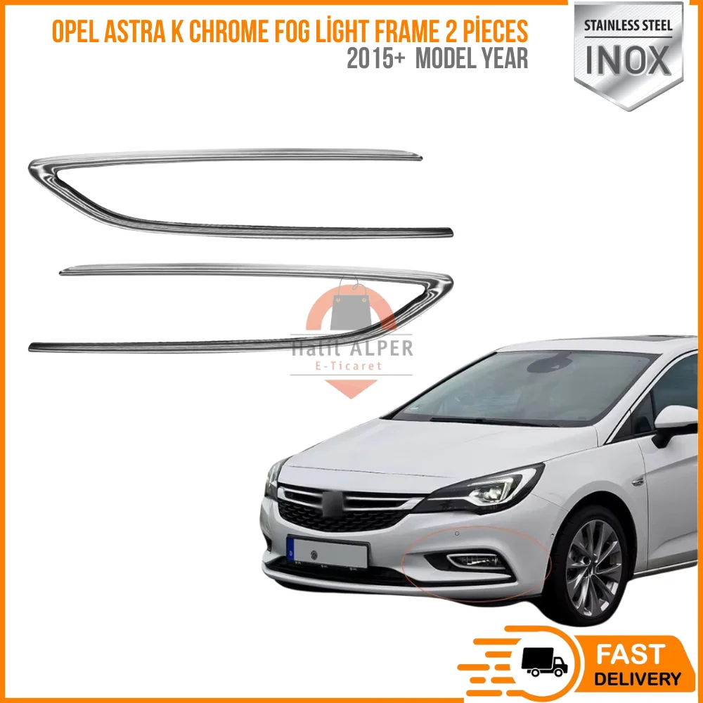 For Opel Astra K Chrome Fog Light Frame 2 Pieces 2015 and Above Chrome Styling Access Modified Stainless Steel
For Opel Astra K Chrome Fog Light Frame 2 Pieces 2015 and Above Chrome Styling Access Modified Stainless Steel