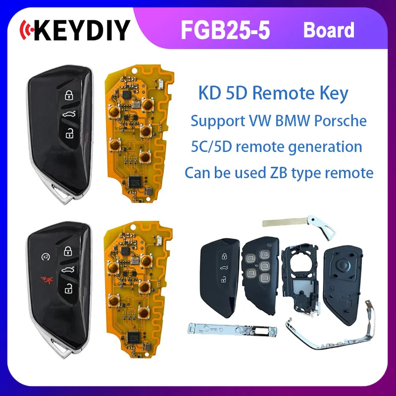 KEYDIY FGB25-5 PCB Board Only Support for 5C 5D and for BMW BDC2 BDC3 BCP Remote Generation
KEYDIY FGB25-5 PCB Board Only Support for 5C 5D and for BMW BDC2 BDC3 BCP Remote Generation
