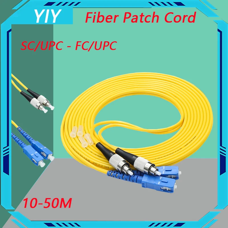 SC/UPC - FC/UPC оптоволоконный патч-корд 3 м Джампер-кабель SM дуплексный Одномодовый Оптический для сети
SC/UPC - FC/UPC оптоволоконный патч-корд 3 м Джампер-кабель SM дуплексный Одномодовый Оптический для сети