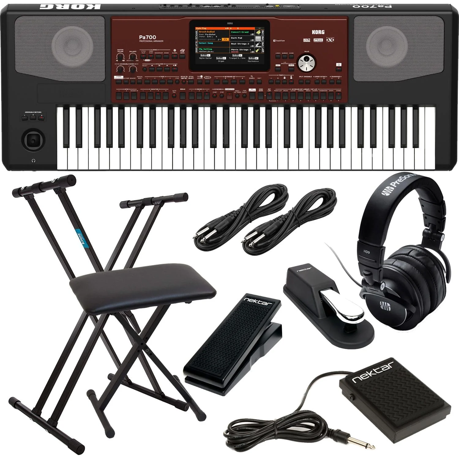 100% AUTHENTIC SALES New K_org Pa700 Professional Arranger 61-Key with Touchscreen and Speakers Black
100% AUTHENTIC SALES New K_org Pa700 Professional Arranger 61-Key with Touchscreen and Speakers Black