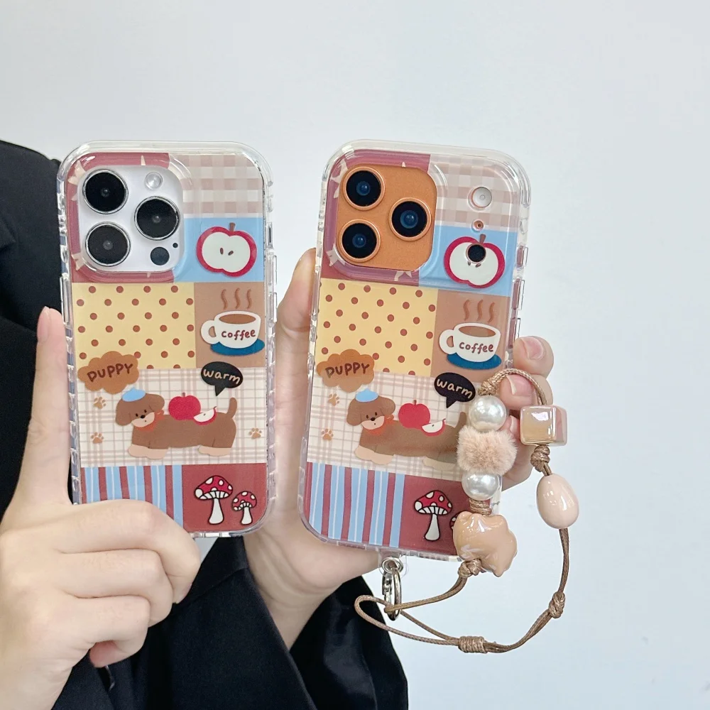 Artistic style stitching plaid dachshund mobile phone case suitable for iPhone14 15 16 17ProMax shockproof mobile phone case
Artistic style stitching plaid dachshund mobile phone case suitable for iPhone14 15 16 17ProMax shockproof mobile phone case