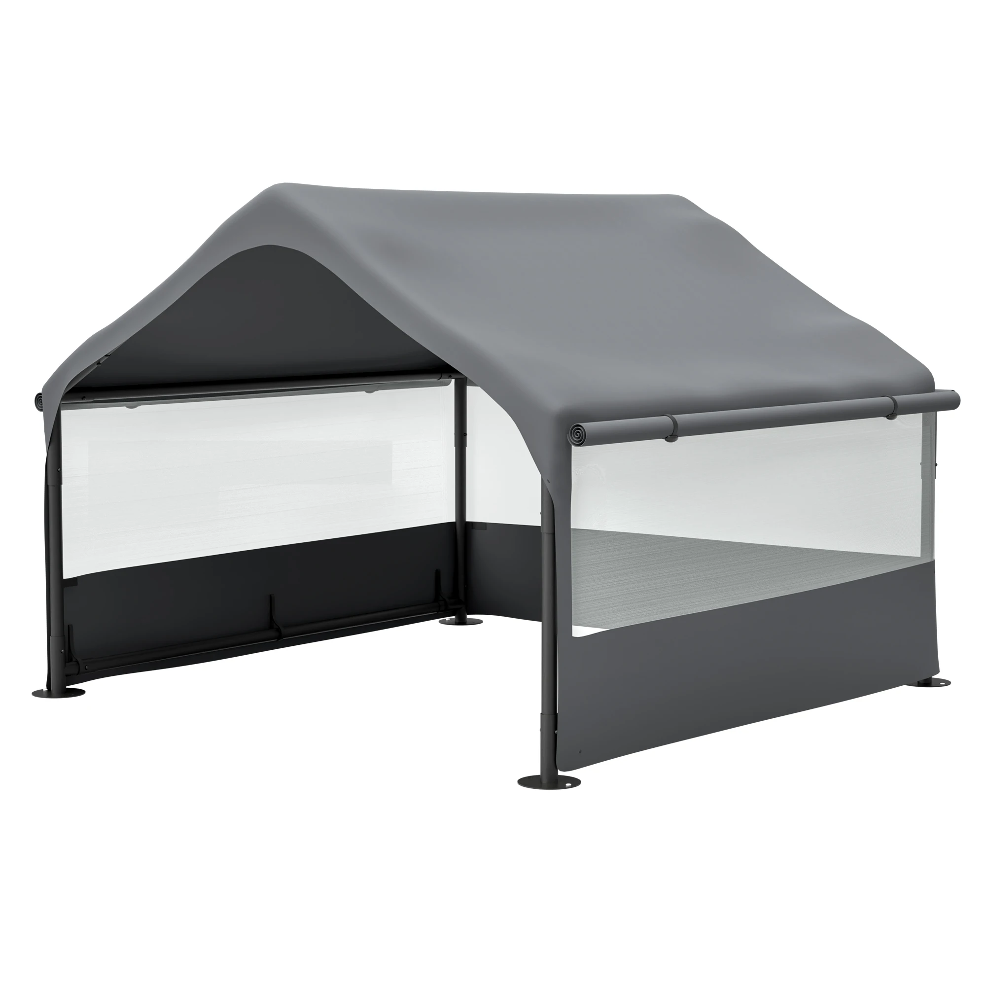 Extra Large Outdoor Dog House Tent with 3-Sided Mesh Windows, Breathable Sun Rain Cover Pet Shelter with Canopy and Ground Stake
Extra Large Outdoor Dog House Tent with 3-Sided Mesh Windows, Breathable Sun Rain Cover Pet Shelter with Canopy and Ground Stake