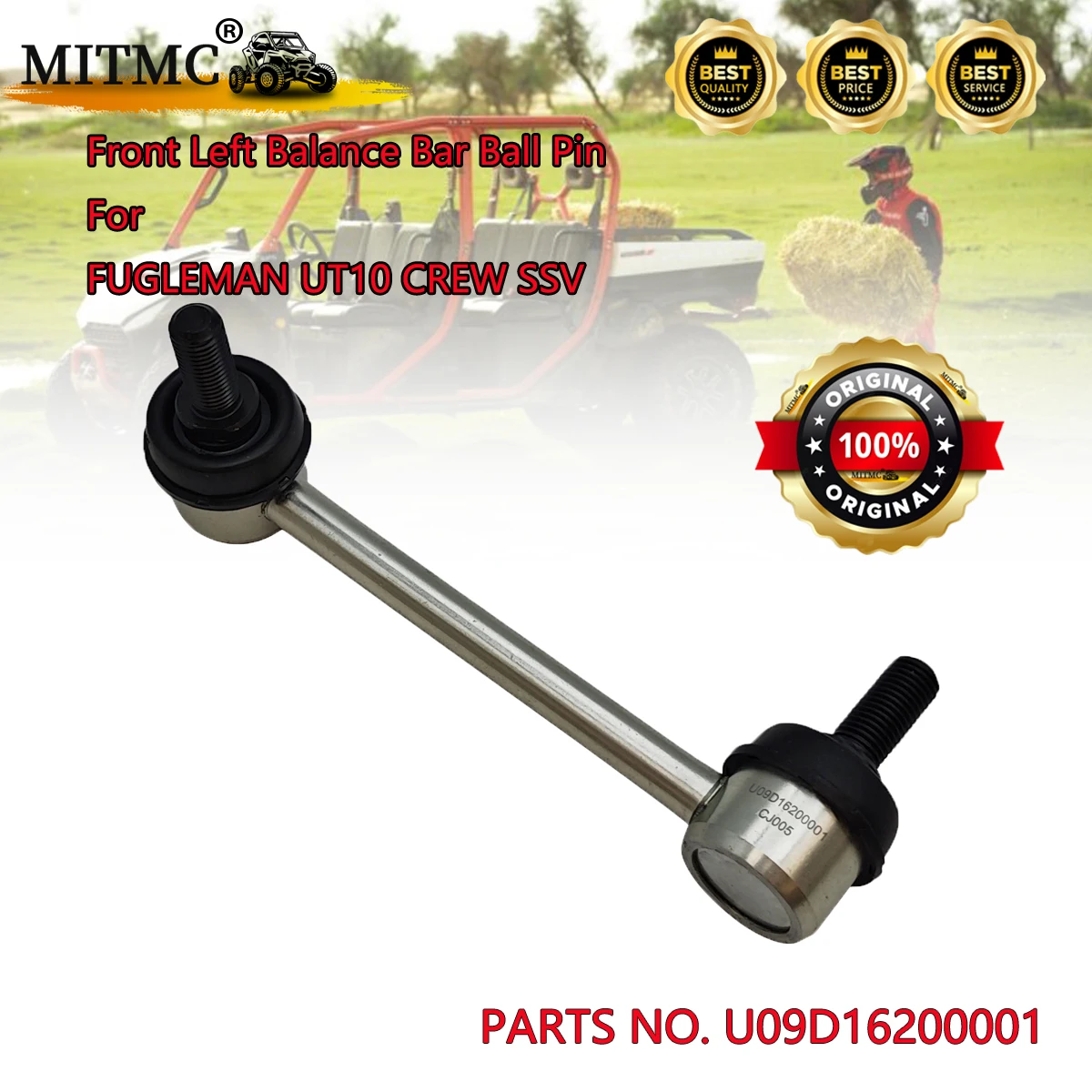 Balance Bar Ball Pin For FUGLEMAN UT10 CREW SSV Front suspension components U09D16200001 U09D16300001
Balance Bar Ball Pin For FUGLEMAN UT10 CREW SSV Front suspension components U09D16200001 U09D16300001